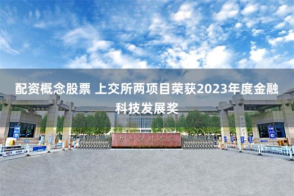 配资概念股票 上交所两项目荣获2023年度金融科技发展奖