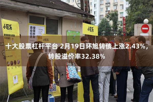 十大股票杠杆平台 2月19日环旭转债上涨2.43%，转股溢价率32.38%